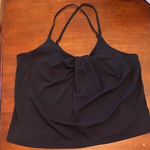 NWT Banana Republic Factory TwistFront Casual Spaghetti Strap Camisole Navy Blue